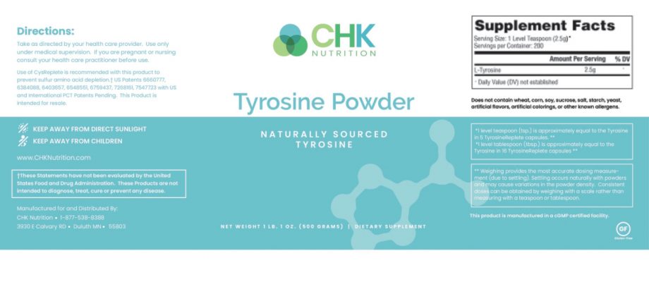 CHK Nutrition Tyrosine Powder