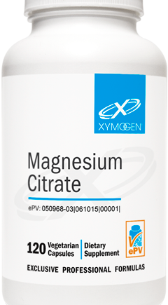 Xymogen Magnesium Citrate 120 Capsules