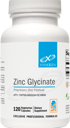Xymogen Zinc Glycinate 120 Capsules